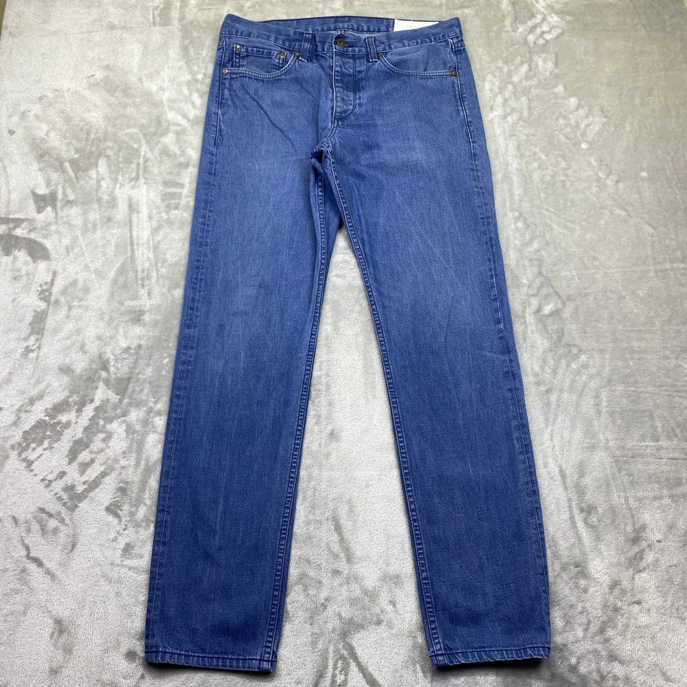 Rag Bone Fit 2 Standard Issue Slim Leg Jeans Rochester Blue Men Sz 32 Button Fly